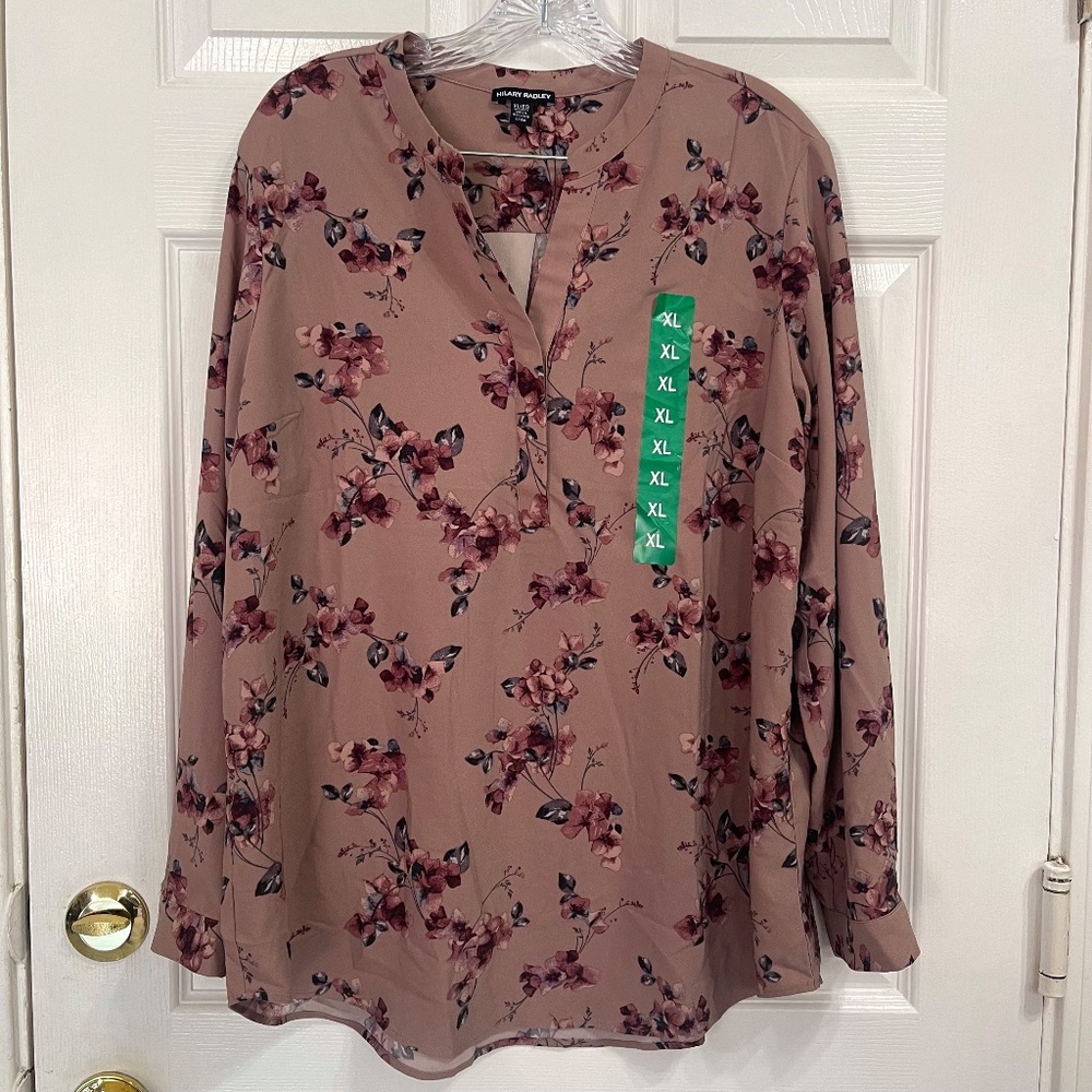 Hilary Radley Women Long Sleeve Blouse